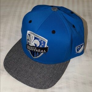 Blue and Gray Montreal Impact Cap